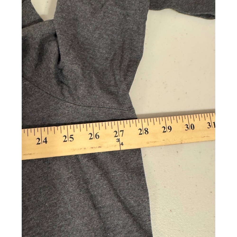 George Shirt Men 3XL Long Sleeve Heather Gray Cotton Basic Crewneck NEW - Picture 5 of 6